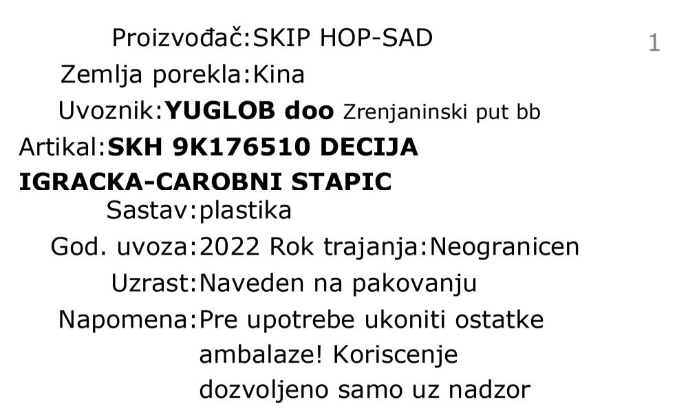 Skip Hop dečija igračka - čarobni štapić roze 9K176510 deklaracija